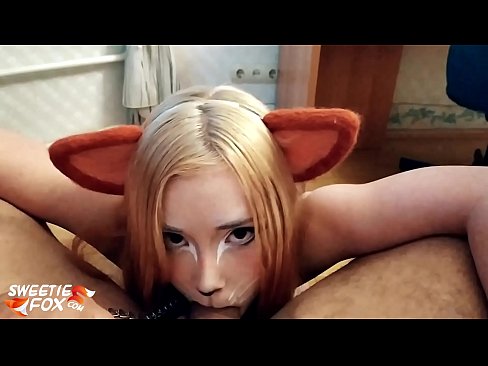 ❤️ Кицунэ глытае член і канчае ў рот ❌ Порна у нас